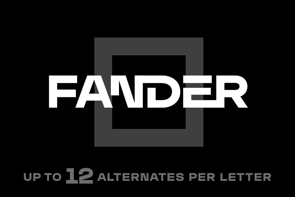 Fander Font, a Sans Serif Font by Arbuz (Photo 1 of 11)