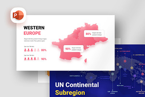 United Nation Subregion Map