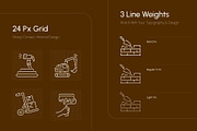 Tools Icon Art Set, an Outline Icon by Prosymbols (Thumbnail 5 of 7)