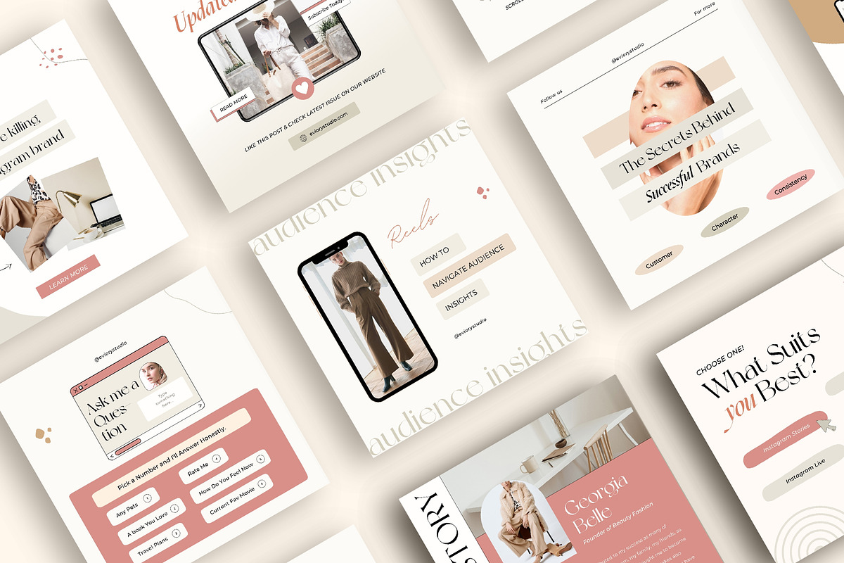 SALE Insta Ladypreneur Coach CANVA, a Social Media Template by Eviory (Photo 7 of 36)