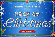 Christmas Pack #2 - Text Styles, a Layer Style Add-On by Jonas Stensgaard (Thumbnail 12 of 23)