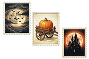Halloween Postage Stamp Clipart, an Illustration by Designworld (Thumbnail 4 of 5)
