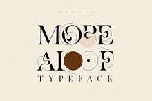 More Aloof Typeface Font