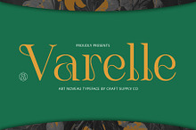 Varelle – Art Nouveau Font