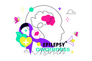 6 National Epilepsy Day, a Healthcare Illustration by denayunebgt (Thumbnail 3 of 3)