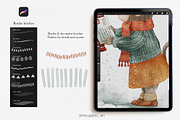 Procreate Brushes - Pattern Brushes, a Brush Add-On by Jenny Quince (Thumbnail 7 of 9)