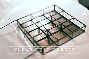 Clean tear - Lightroom preset