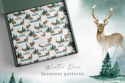 Winter Deer Watercolor Collection, an Animal Illustration by Olya Haifisch (Thumbnail 5 of 9)