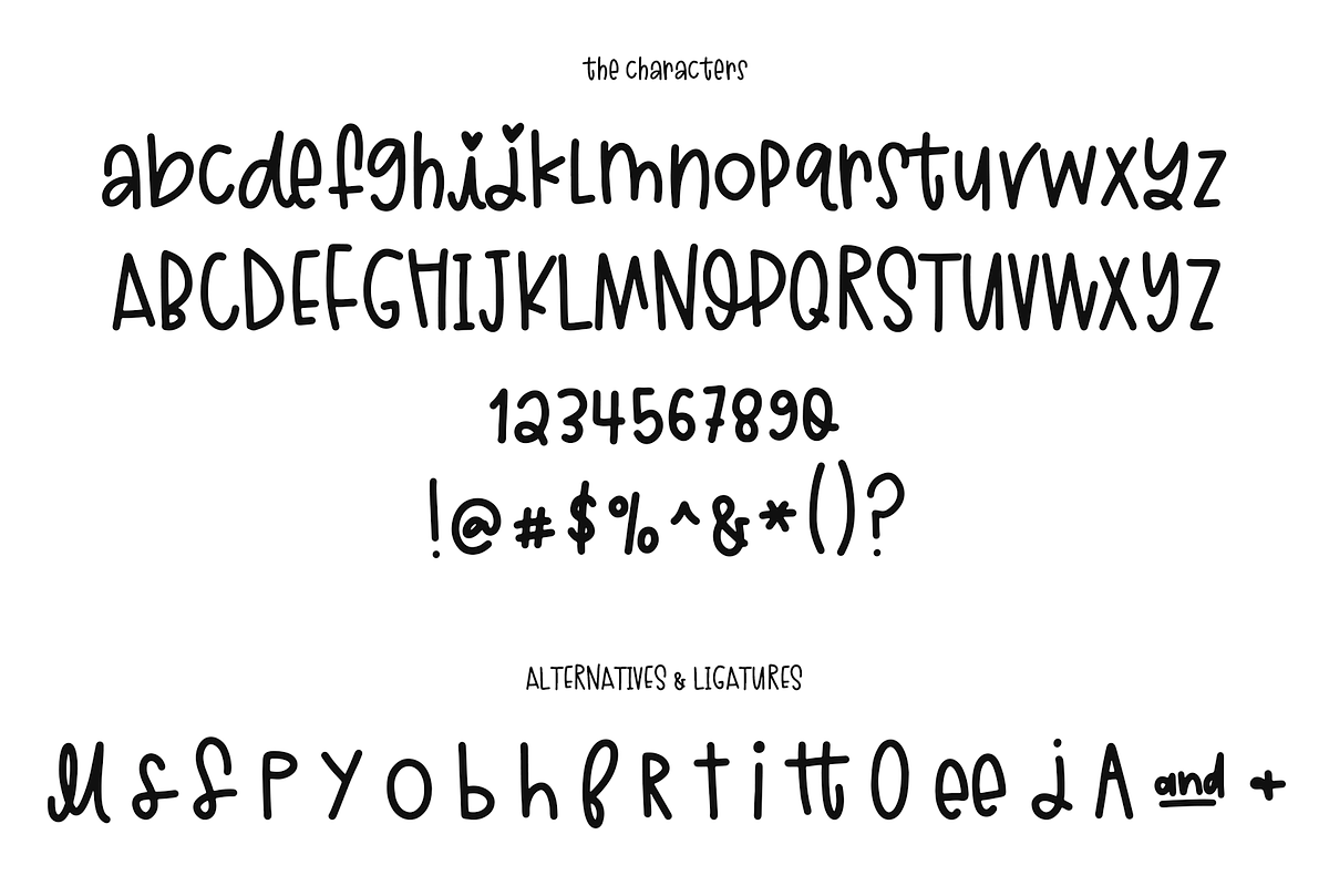 Sugar & Lime - A Handwritten Font, a Font by KA Designs (Photo 16 of 17)