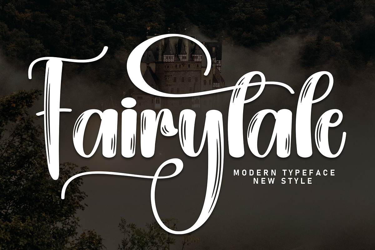Fairytale | Script Font, a Handwritten Font by Scratchones (Photo 1 of 9)