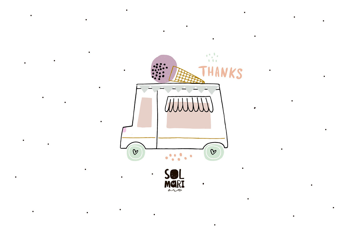 Ice Ice Baby graphic collection, a Texture Illustration by solmariart (Photo 7 of 7)