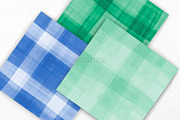 Blue and Green Watercolor Plaid, an Illustration by Pixafied (Thumbnail 3 of 3)