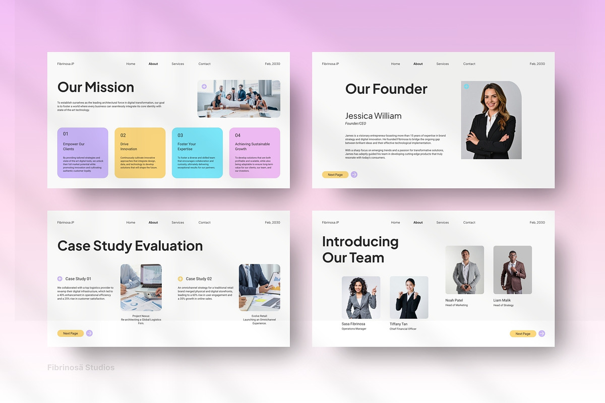 Business Strategy Pitch Deck, a Presentation Template by FIBRINOSÄ (Photo 6 of 6)