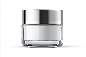 Cosmetic cream container mockup with, a Beauty & Fashion Photo by MistyDay