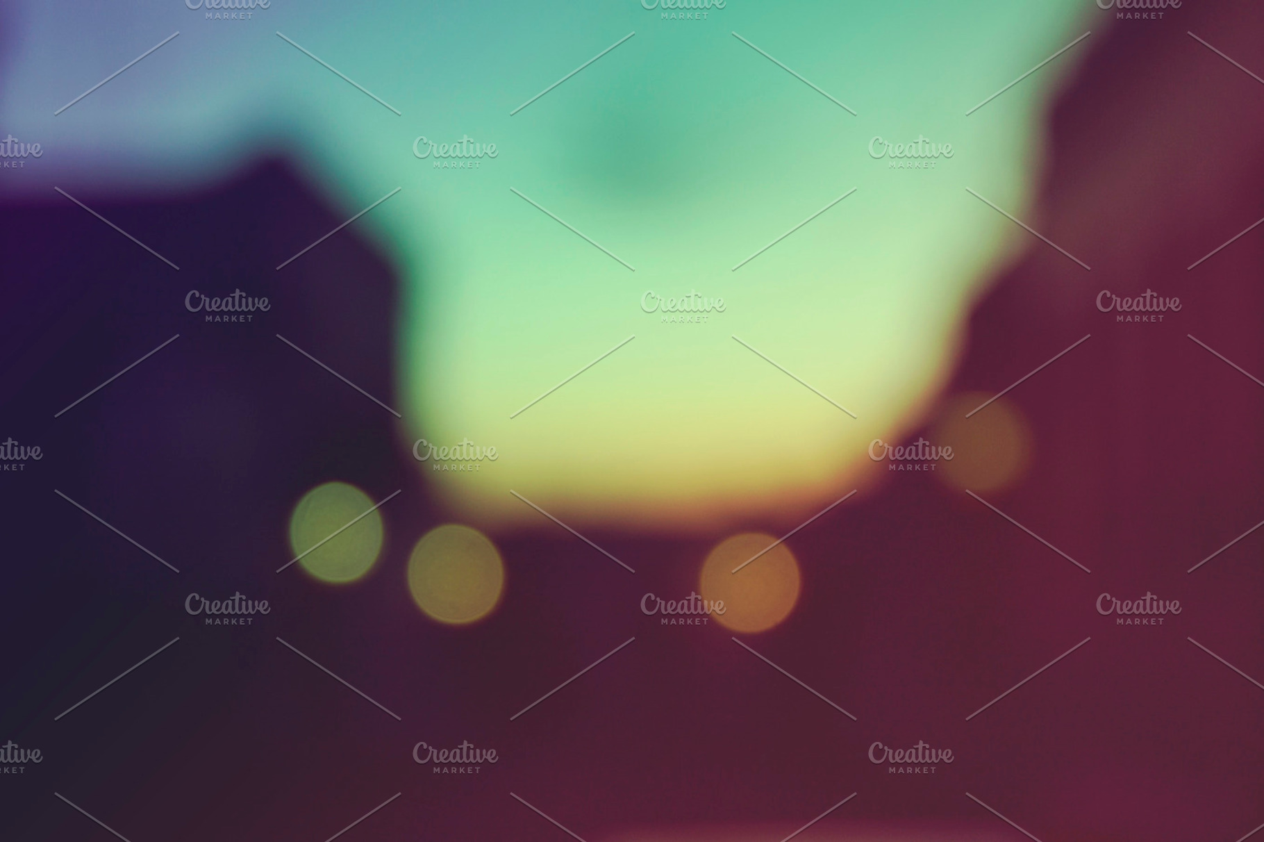 Retro bokeh ii stock photo