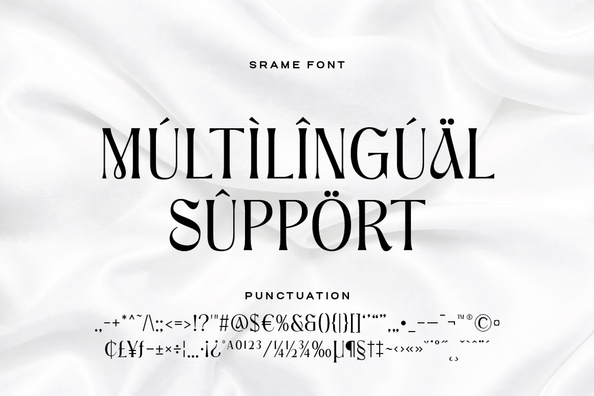 Srame - Modern Stylish Serif Font, a Serif Font by Typebae (Photo 10 of 10)