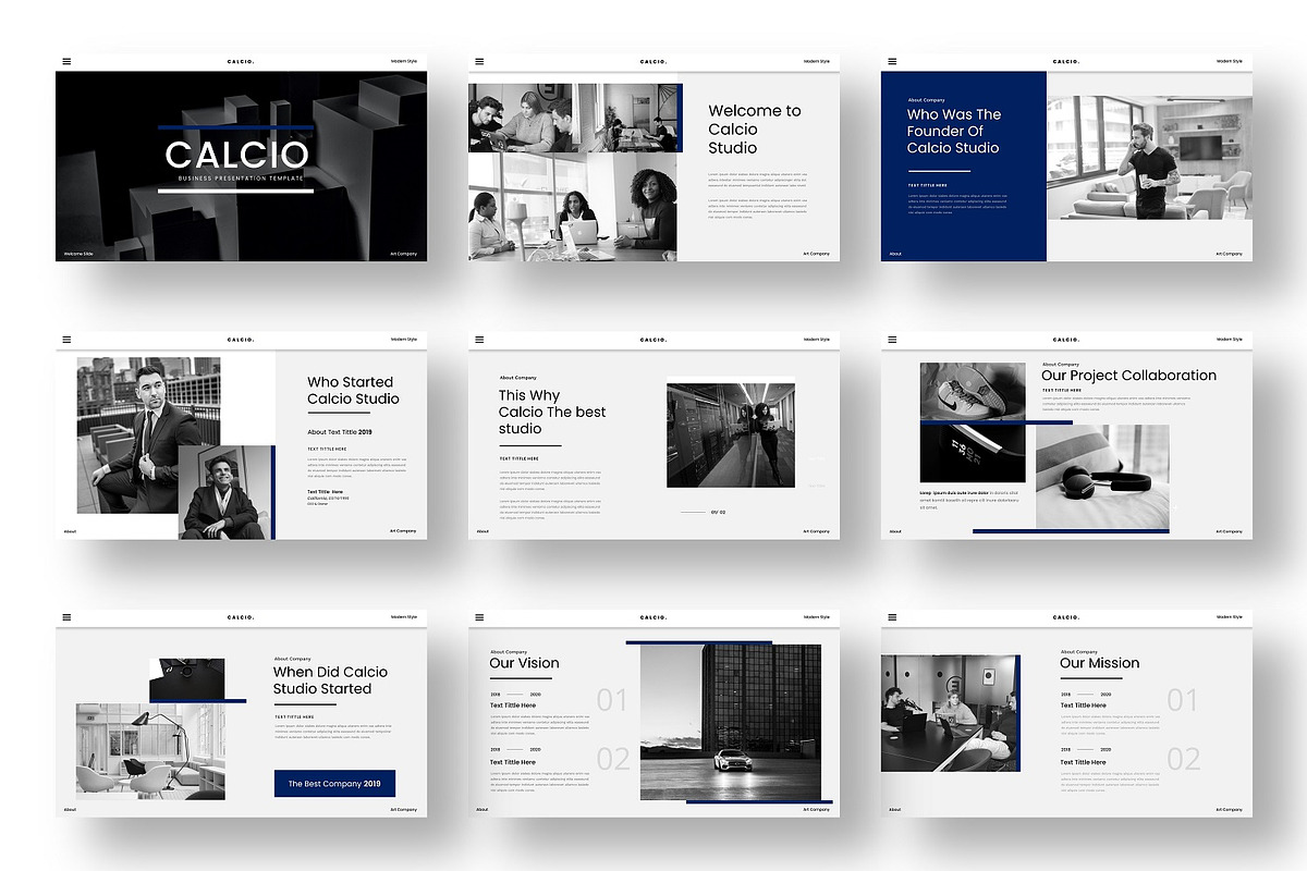Calsio – Business Keynote Template, a Presentation Template by Dens Creative Studio (Photo 2 of 6)
