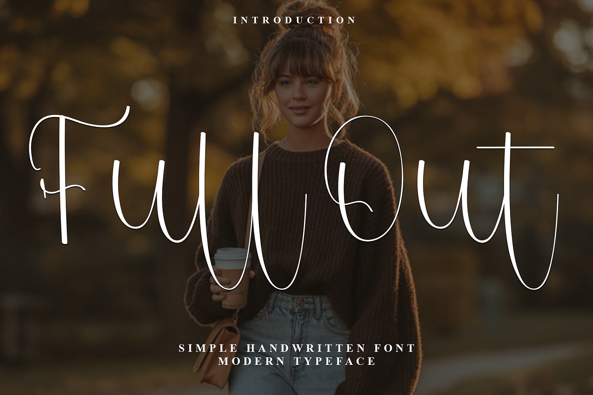 Full Out, a Handwritten Font by InermediaSTUDIO (Photo 1 of 7)