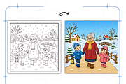 Christmas at Grandma’s Coloring, a Seasonal Illustration by Design Station (Thumbnail 6 of 7)