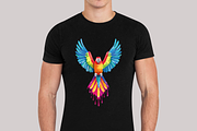 Colorful Tropical Parrots Clipart, an Object Graphic by GraphicRedStudio (Thumbnail 5 of 9)