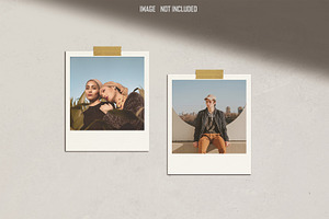 Minimalist Polaroid Photo Mockup, a Presentation Template by Art-Jek.std