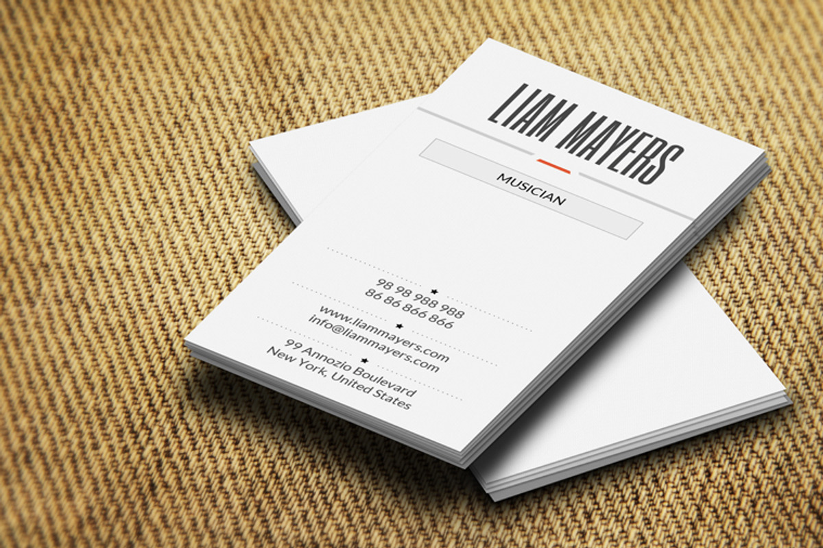 Personal Card CM170, a Business Card Template by annozio (Photo 2 of 4)
