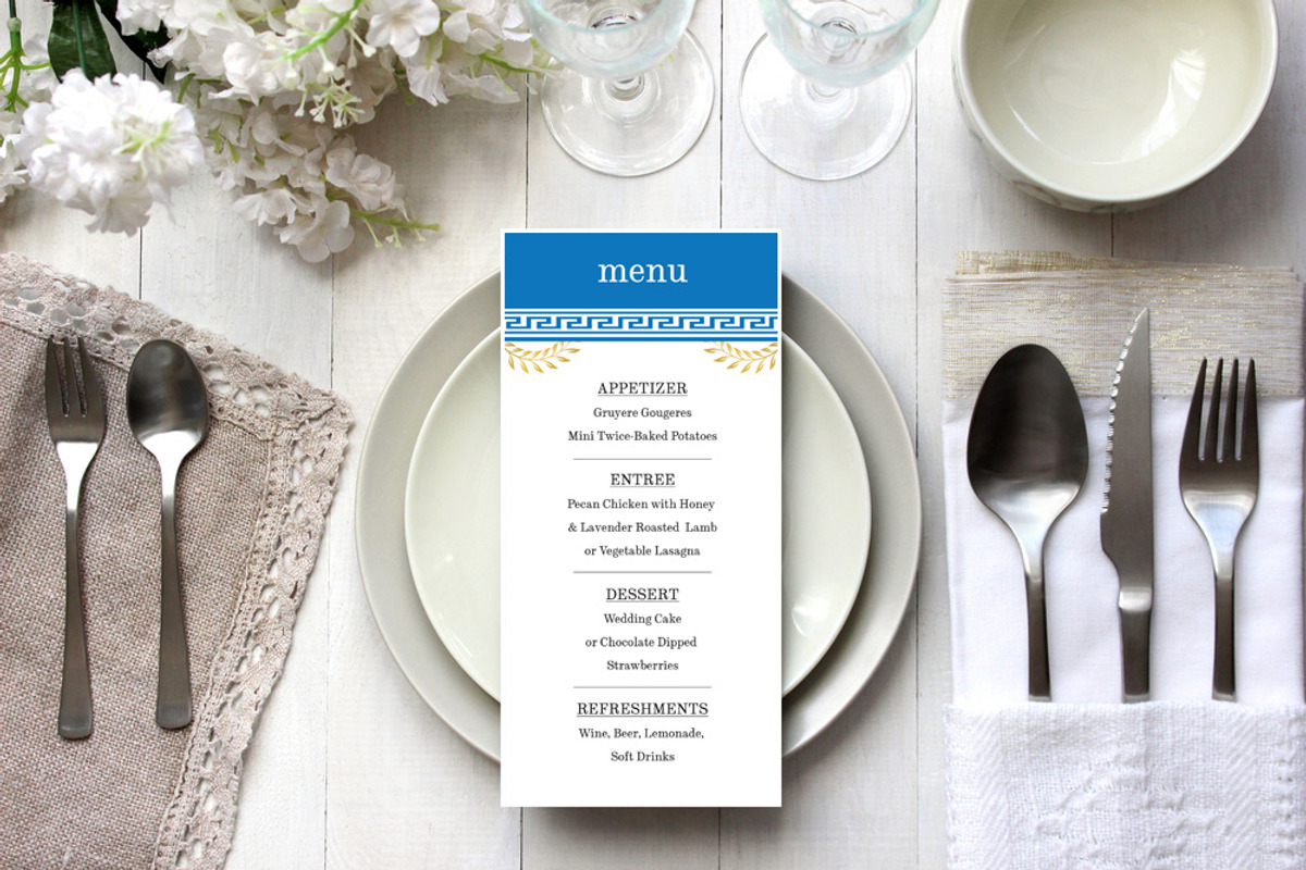 Greek Theme Wedding Suite, an Invitation Template by Elegrad Design Agency (Photo 8 of 10)