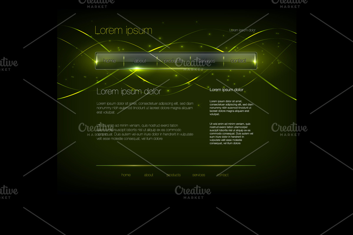 Vector Web Templates, a Templates & Theme by lissius (Photo 4 of 8)
