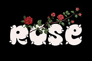 Groovy Thorns - Spiny Display Font, a Symbol Font by GroovyFontCo (Thumbnail 7 of 8)