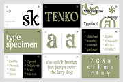 AO Tenko - Display Typeface, a Serif Font by OwunStudio (Thumbnail 7 of 15)