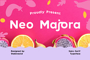 Neo Majora Modern Sans Serif Font, a Sans Serif Font by Vadovastd (Thumbnail 8 of 8)