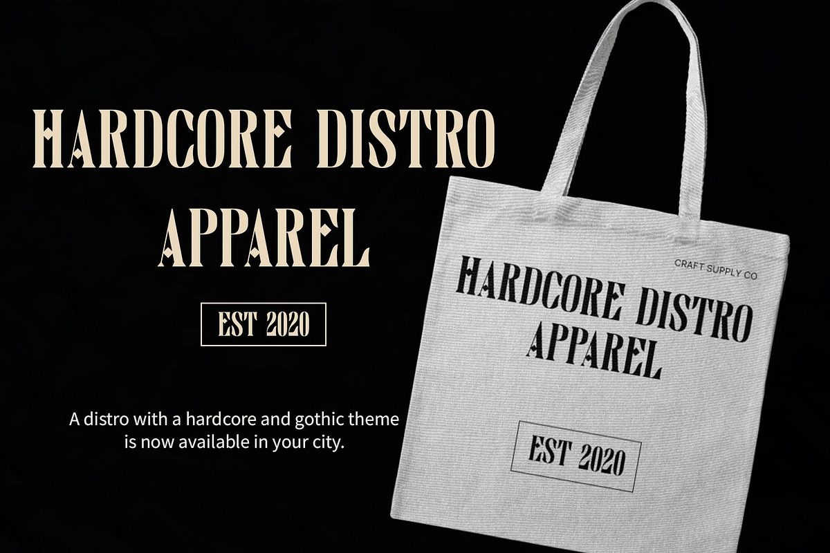 Darvine – Serif Font, a Serif Font by Craft Supply Co. (Photo 3 of 8)