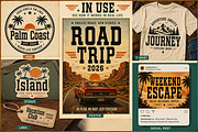 Vacation, a Serif Font by Wow Magic (Thumbnail 2 of 9)