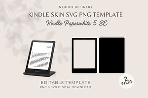 Kindle Paperwhite 5 SE Skin Template