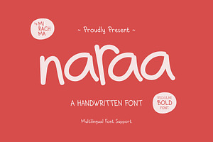 Naraa - Handwritten Font