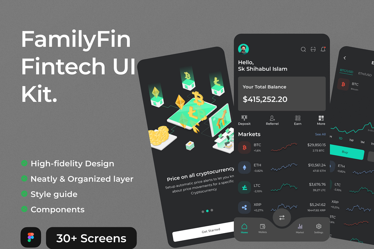 FamilyFin UI Kit, an App Template by skshihabulislam (Photo 2 of 5)