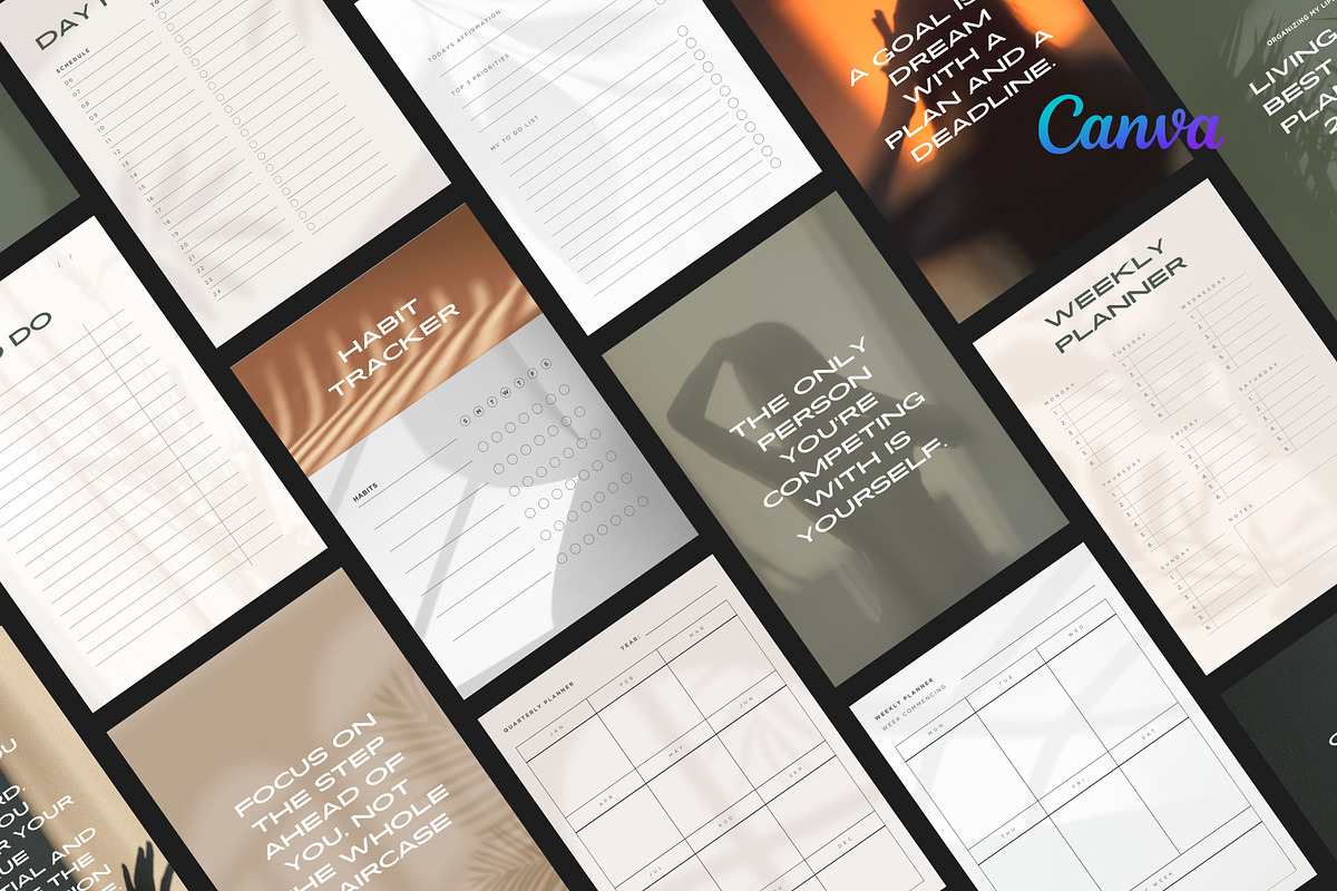 Customisable Planner Worksheets, a Stationery Template by Squarebase Templates (Photo 2 of 5)