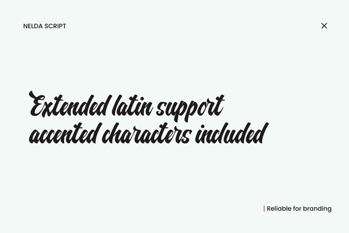 Nelda Logotype, a Script Font by ShowUp! Studio (Photo 4 of 12)
