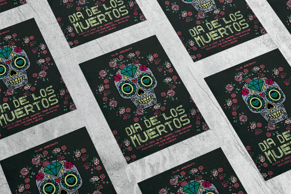 Dia De Los Muertos, a Flyer Template by What a Story (Photo 4 of 5)