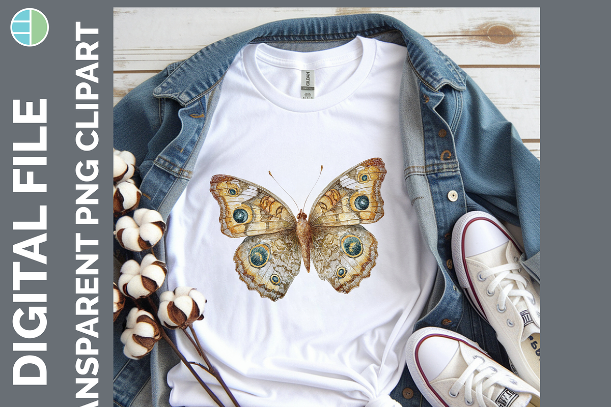 Butterfly Illustration Bundle 25 PNG, an Animal Illustration by Enliven Designs (Photo 5 of 8)
