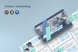 Online Marketing Presentation, a Presentation Template by JetzTemplates