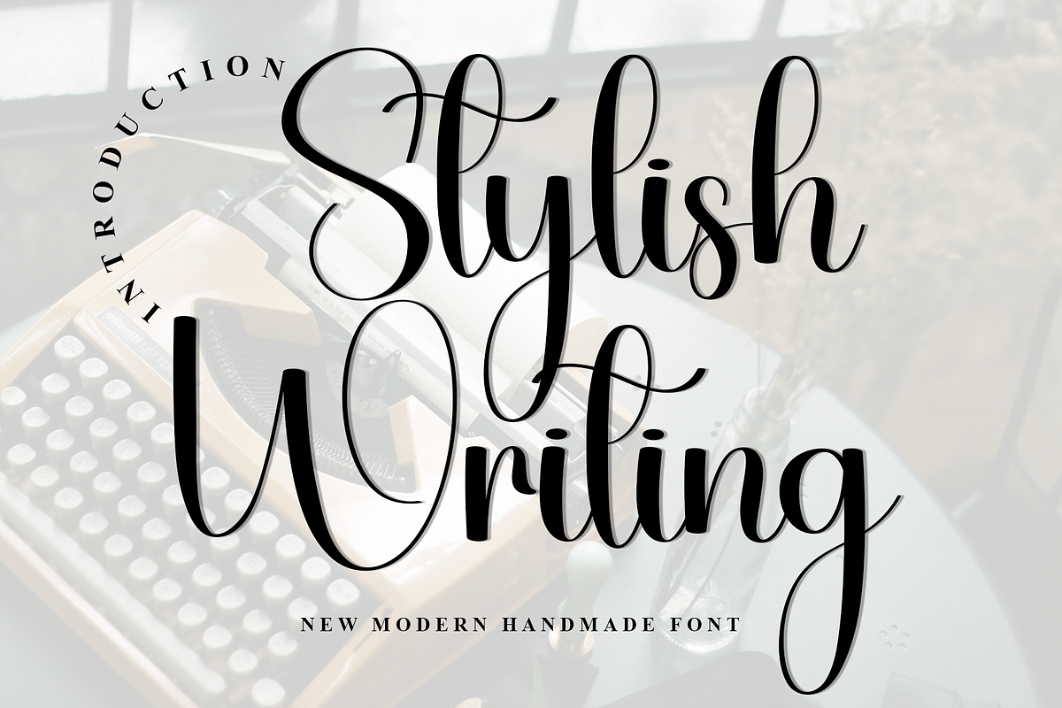 Stylish Writing, a Handwritten Font by InermediaSTUDIO (Photo 8 of 8)