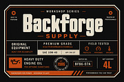 Backforge, a Slab Serif Font by Wow Magic (Thumbnail 6 of 6)