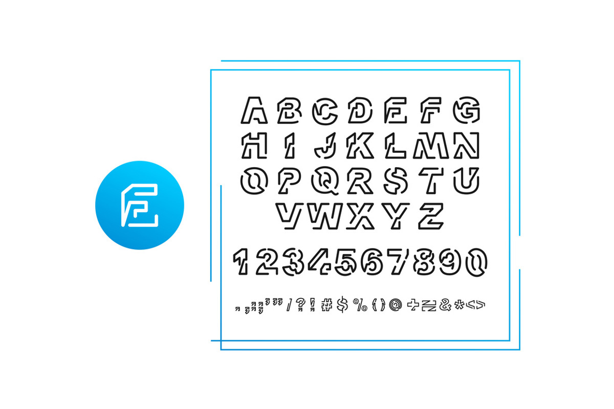 EROBOT Typeface preview 6