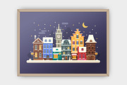 Winter Backgrounds and Landscapes, a Decorative Illustration by Alex Krugli (Thumbnail 9 of 11)
