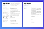Dense - Resume and Cover Letter, a Resume Template by Sleeper Labs (Thumbnail 2 of 5)