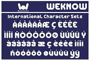 Graphic Research font, a Sans Serif Font by weknow (Thumbnail 8 of 8)