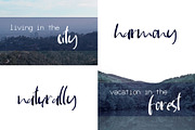 Minacht Font, a Script Font by SophieSaxo (Thumbnail 4 of 6)