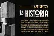 Delauney - Art Deco Font, a Serif Font by Arterfak Project (Thumbnail 9 of 13)
