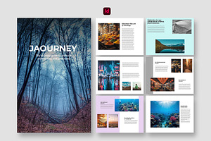 Journey magazine, editorial design, a Flyer Template by Shajib Shikder